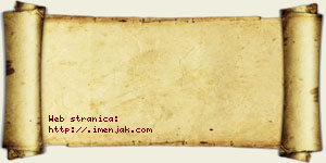 Janko Rašković vizit kartica